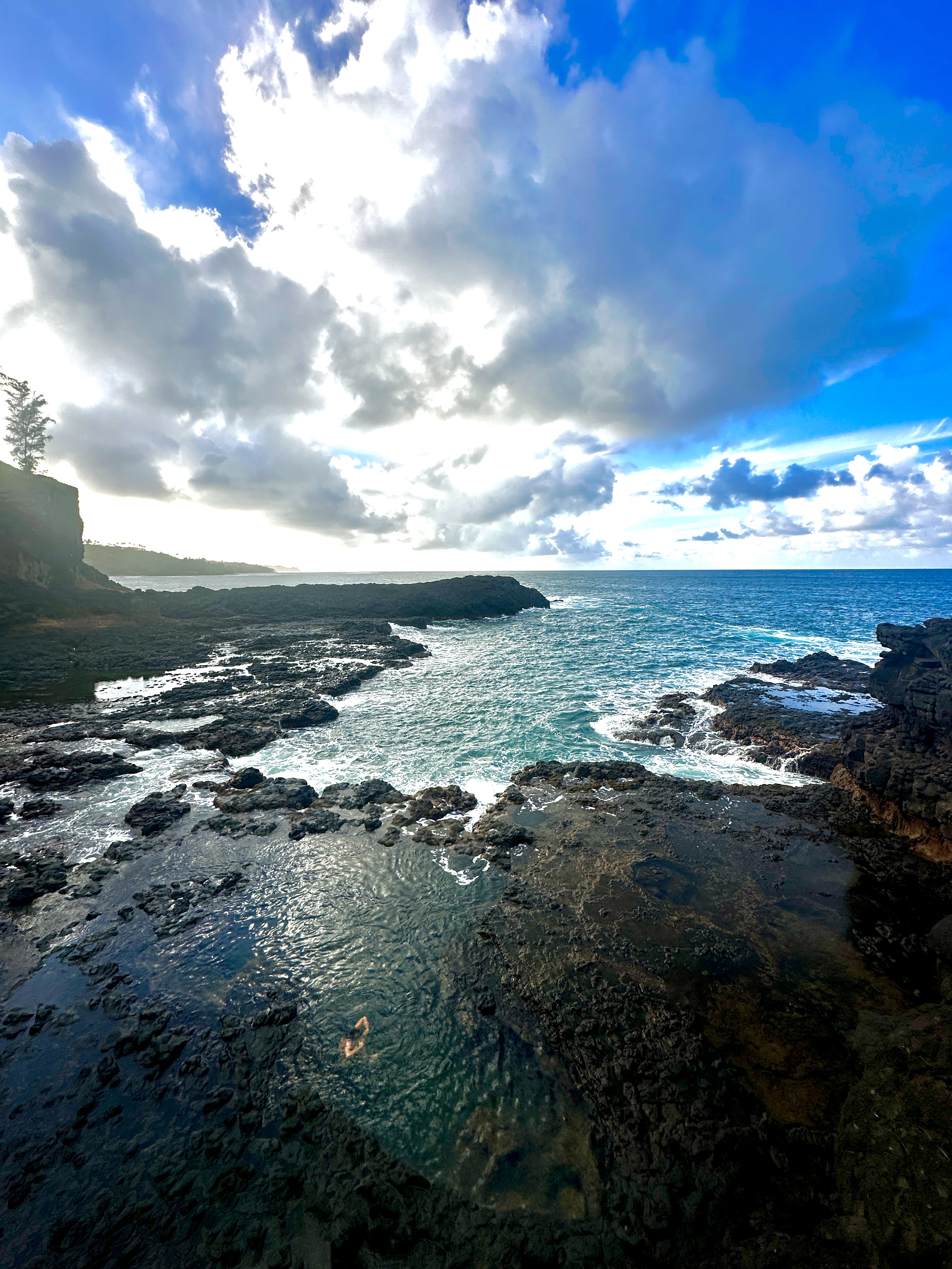 Kauai coastline at golden hour